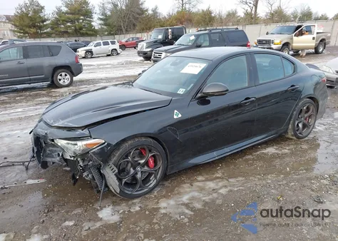 2021 Alfa Romeo Giulia Quadrifoglio Rwd from USA, damaged, VIN ZARFAMEV0M7648976
